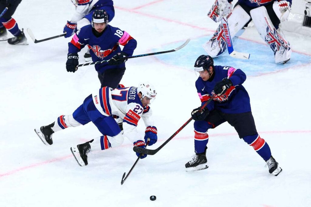USA put five past Britain as Slovakia roll on with victory over Italy USA put five past Britain as Slovakia roll on with victory over Italy
