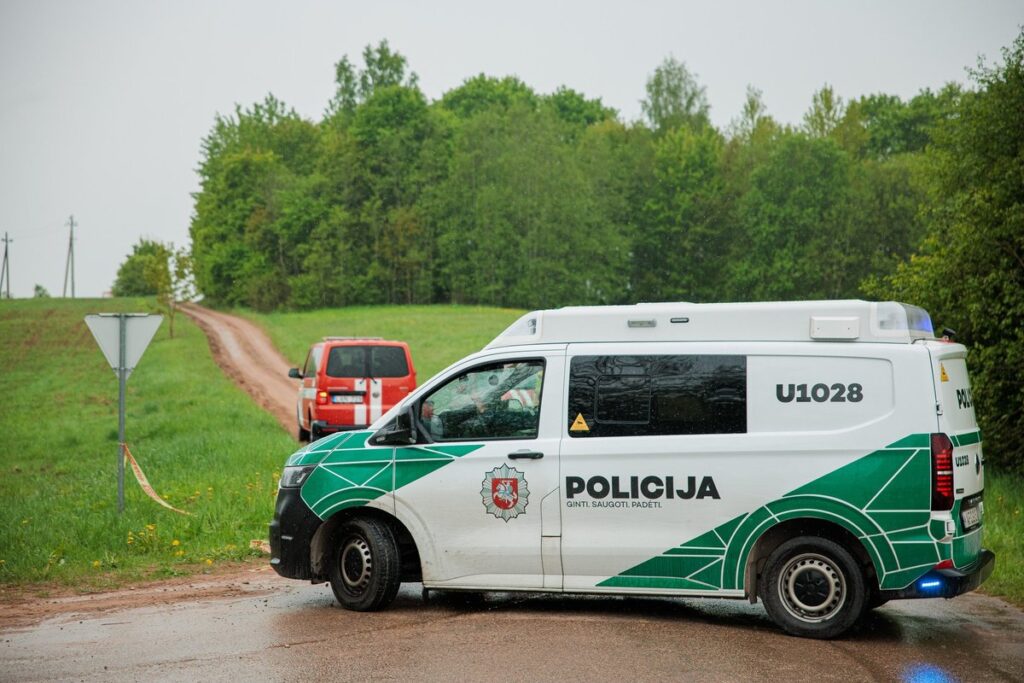 A military drone was discovered crashed in Lithuania