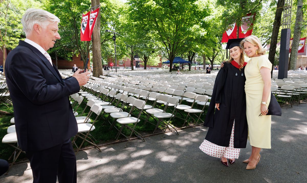 Graduation celebrations are already underway, and the first images have emerged of the Princess alongside her classmates after completing her Master’s in Public Policy at Harvard Kennedy School