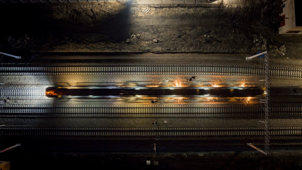 Poland is re-profiling thousands of kilometers of track each year