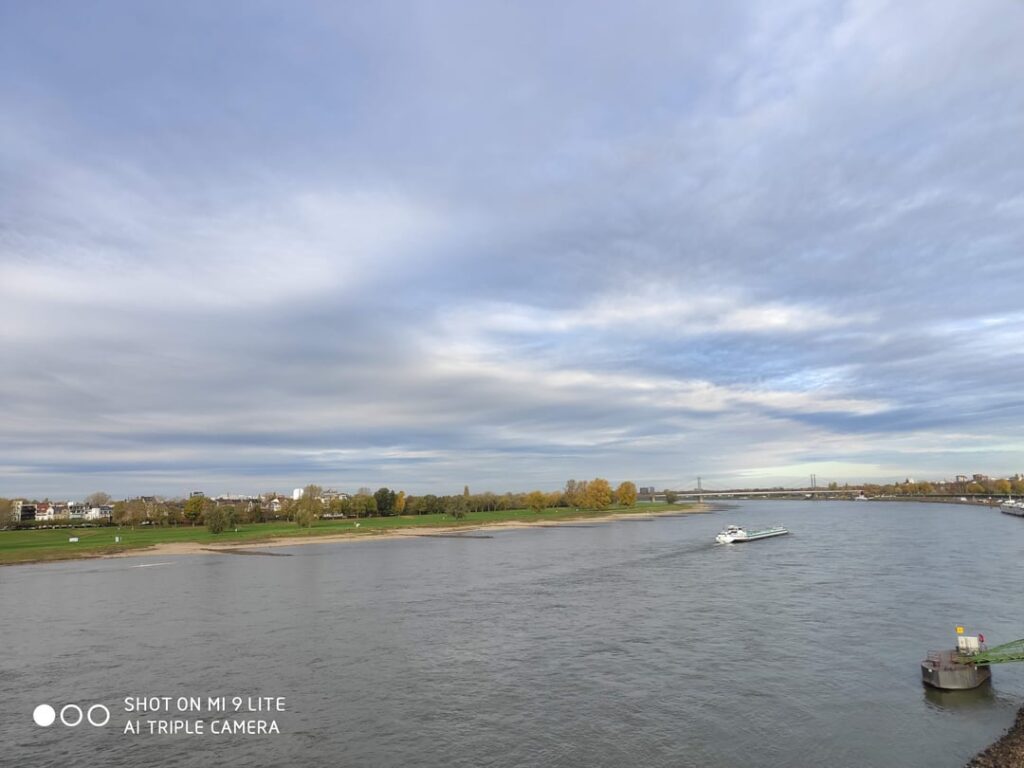 Autumn 2024. Düsseldorf on the Rhine