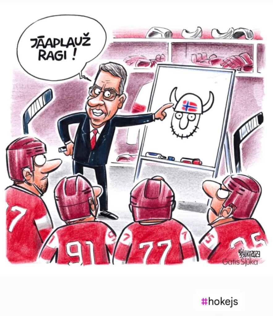 Today the game LAT:NOR 21:20