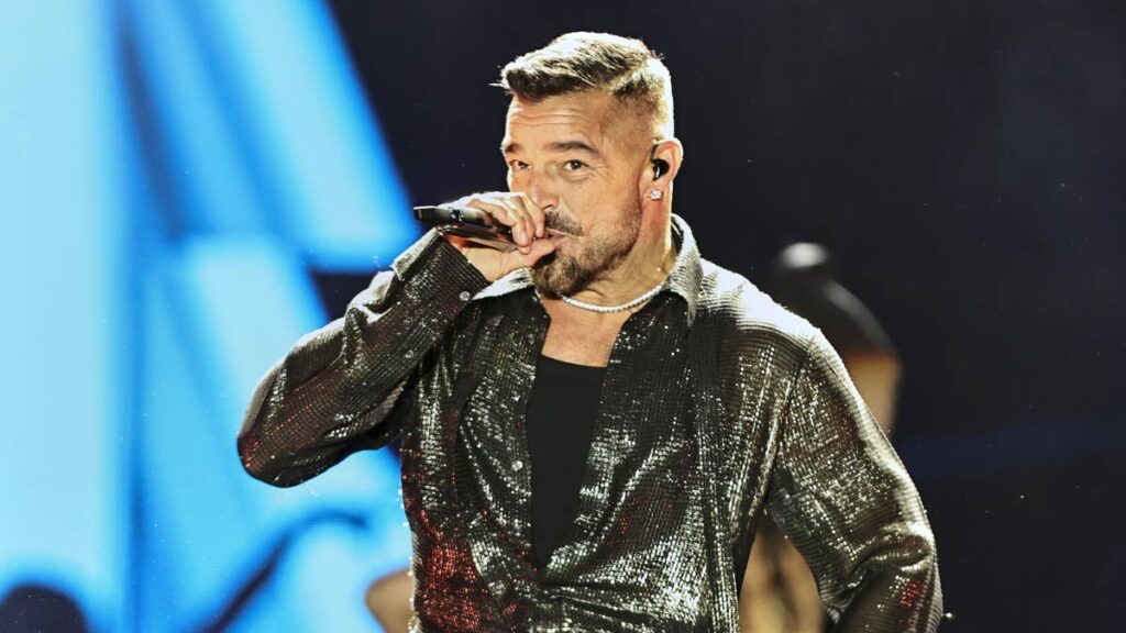 Ricky Martin defies security warning after tear gas is discharged at concert Ricky Martin defies security warning after tear gas is discharged at concert