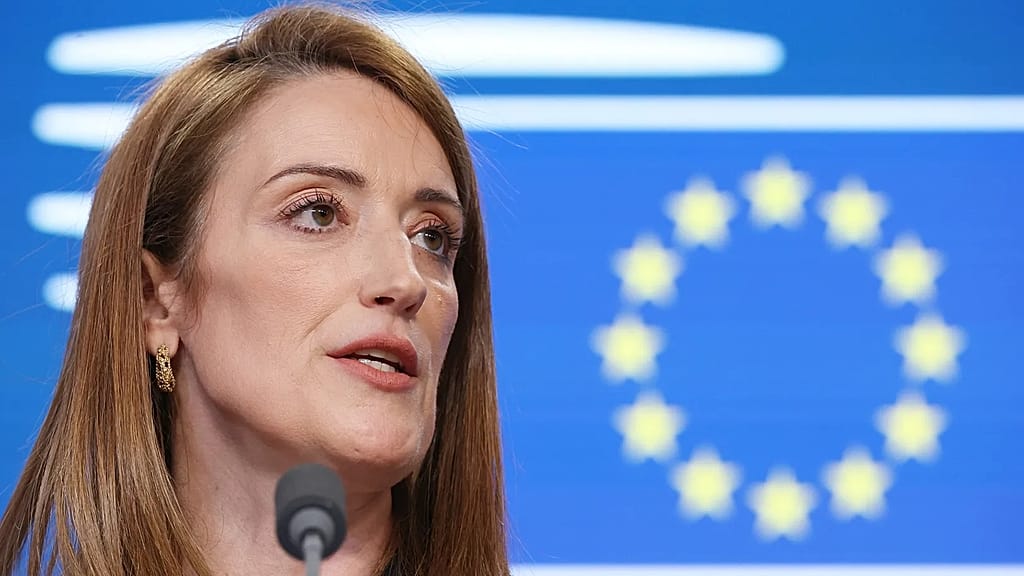 Roberta Metsola clashes with Azerbaijan’s Aliyev at European summit in Armenia Roberta Metsola clashes with Azerbaijan's Aliyev at European summit in Armenia
