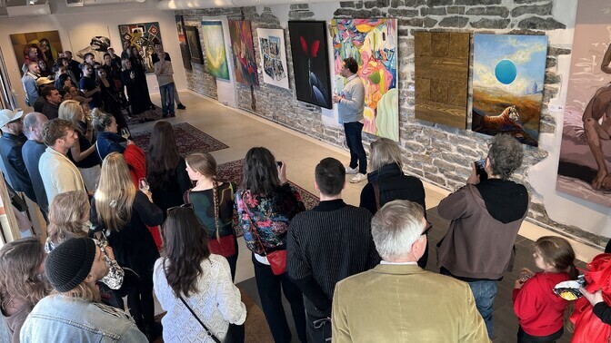 Gallery: Young Estonian artists’ art auction exhibition opens | News Gallery: Young Estonian artists' art auction exhibition opens | News