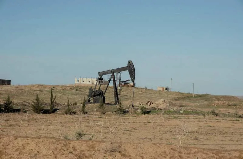 A general view shows the Awad oil field in the eastern Qamishli countryside in northeastern Syria, on February 15, 2026. (credit: Amjad Kurdo / Middle East Images / AFP via Getty Images)