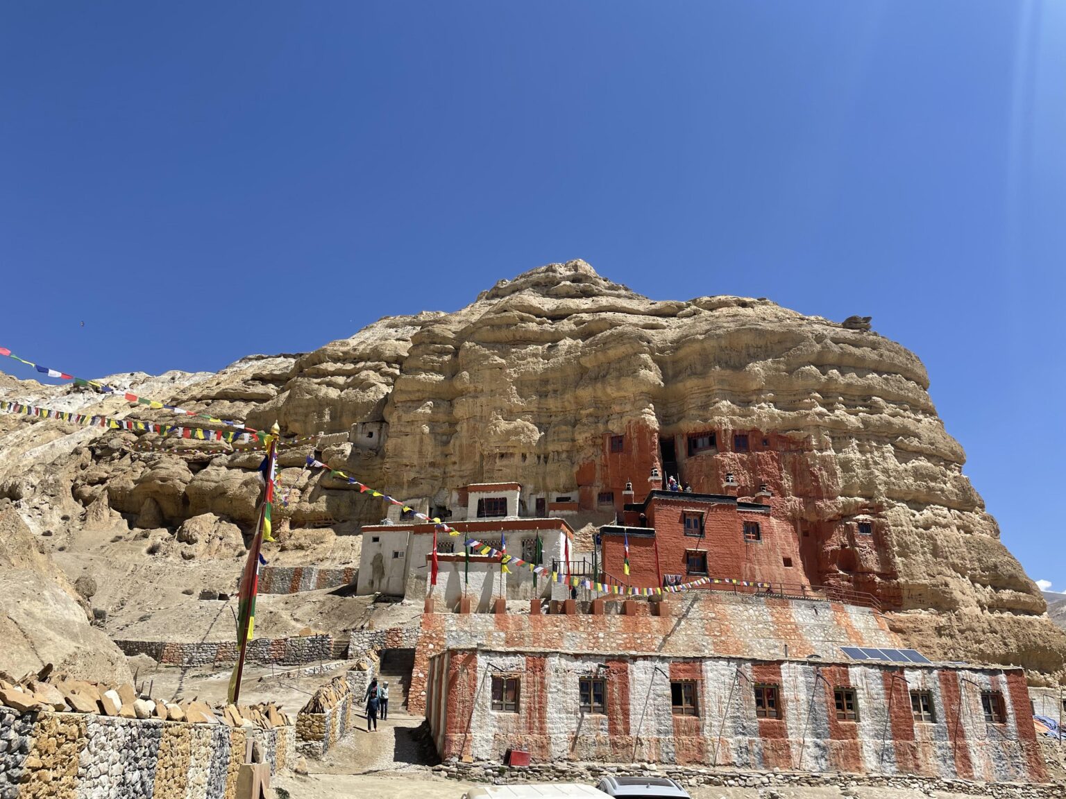 The beauty of monastery in the upper mustang