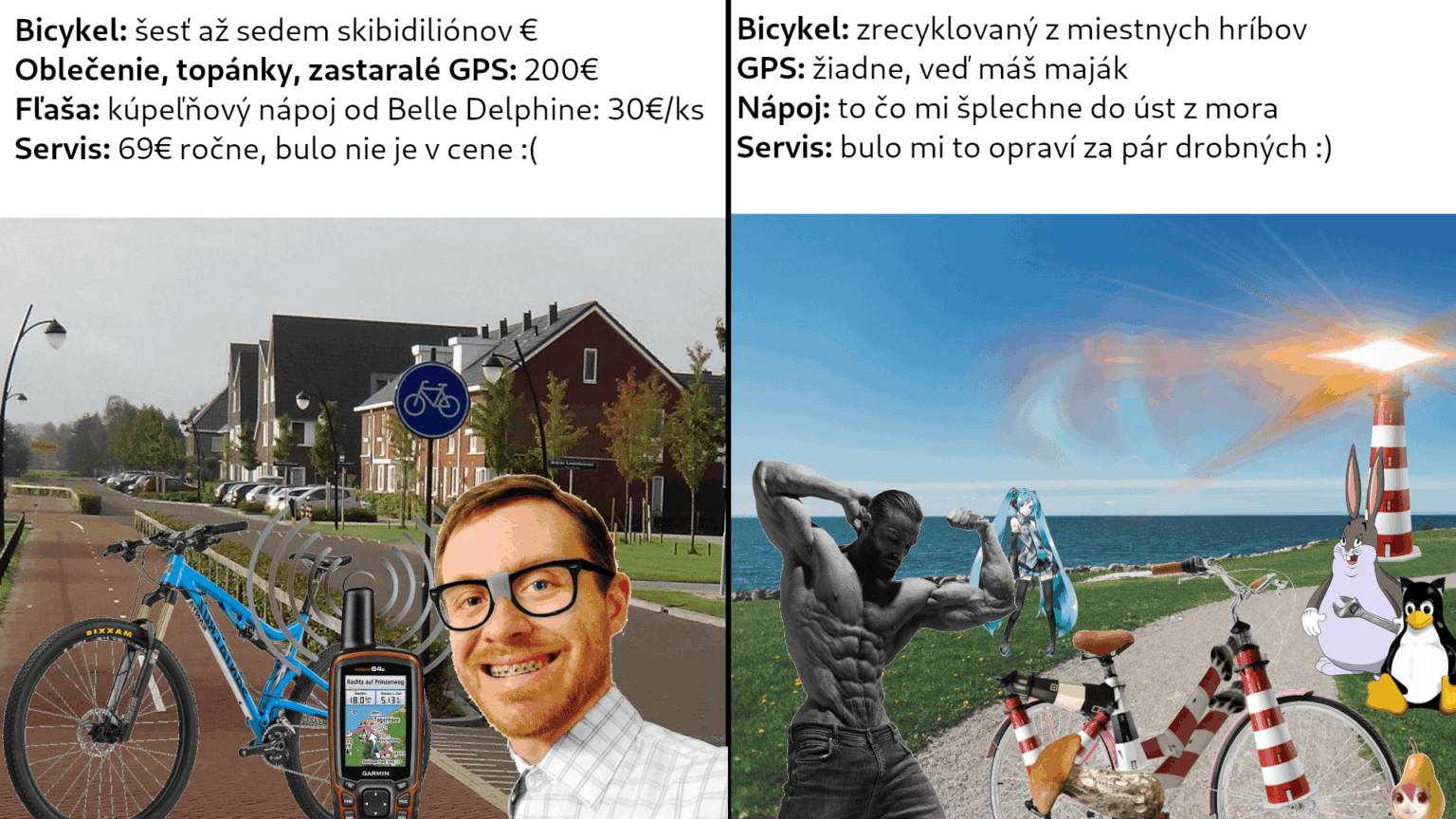Cycling in 2026 according to Slovakia vs. Cycling during my childhood