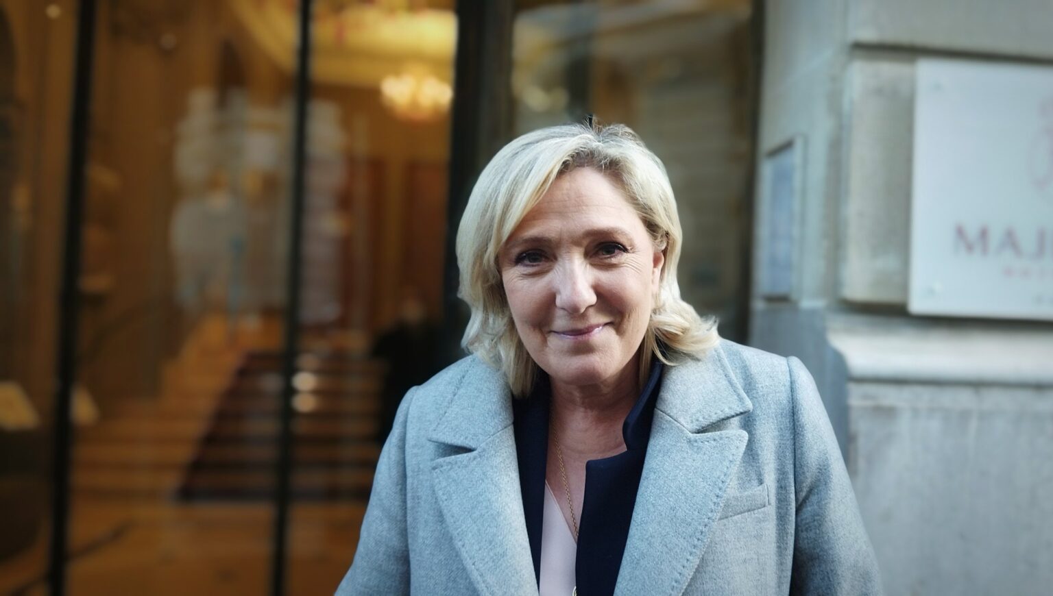 Far-right contender Marine Le Pen <a target="_blank">(Photo: Emma Sofia Dedorson)</a>