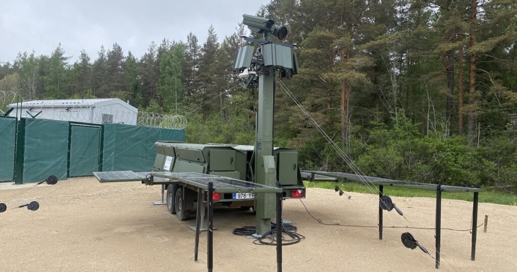 Estonia installs first stationary drone monitoring devices on border with Russia
