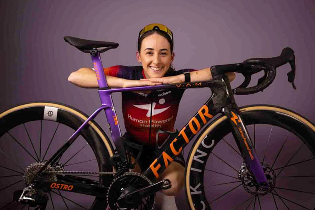 Maple Ridge pro cyclist takes second at race in Belgium Maggie Coles-Lyster took silver at a professional race in Belgium. (HPH Racing/Special to The News)
