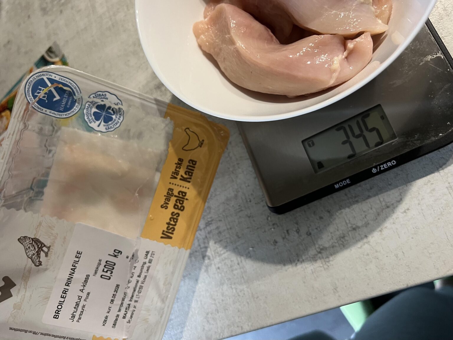 You have to start going to the store with a gram scale