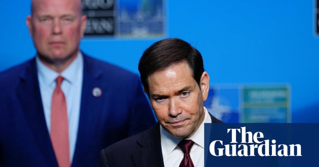 Marco Rubio: Trump ‘disappointment’ with Nato will be discussed at summit | Nato Marco Rubio: Trump ‘disappointment’ with Nato will be discussed at summit | Nato