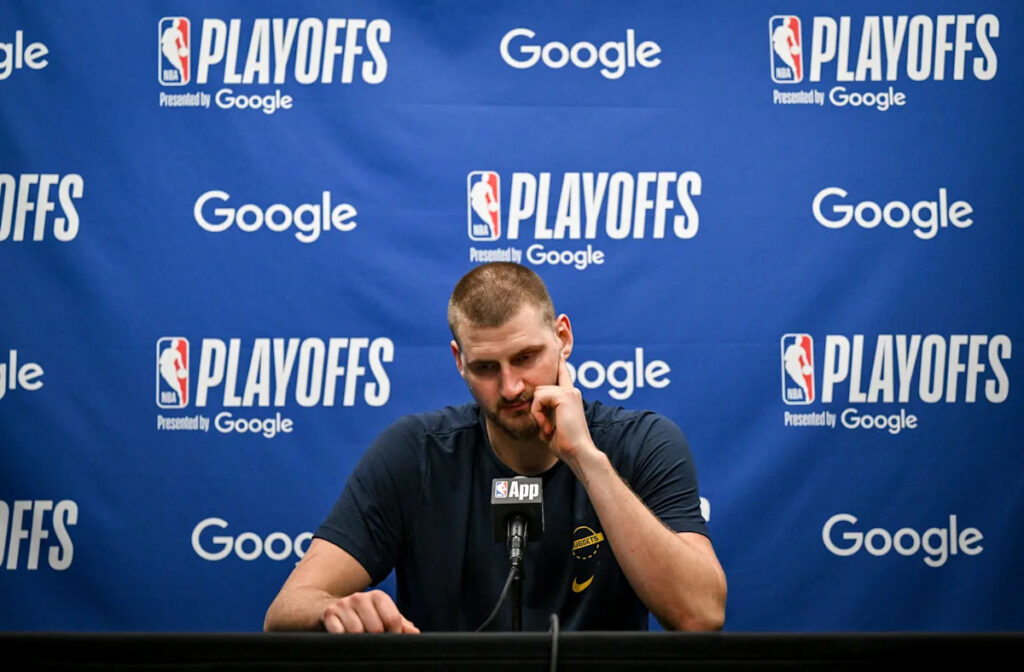 Nikola Jokić bluntly says Nuggets are 'far away' from a title: 'If we were in Serbia, we would all get fired'
