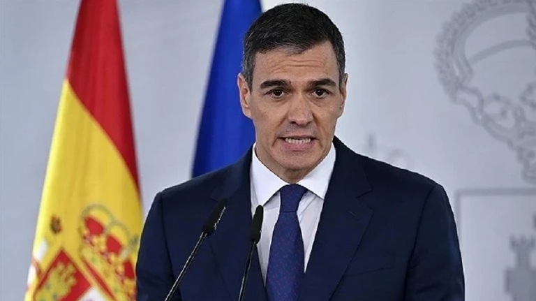 Spain’s prime minister Pedro Sanchez [Credit: Yeni şafak]