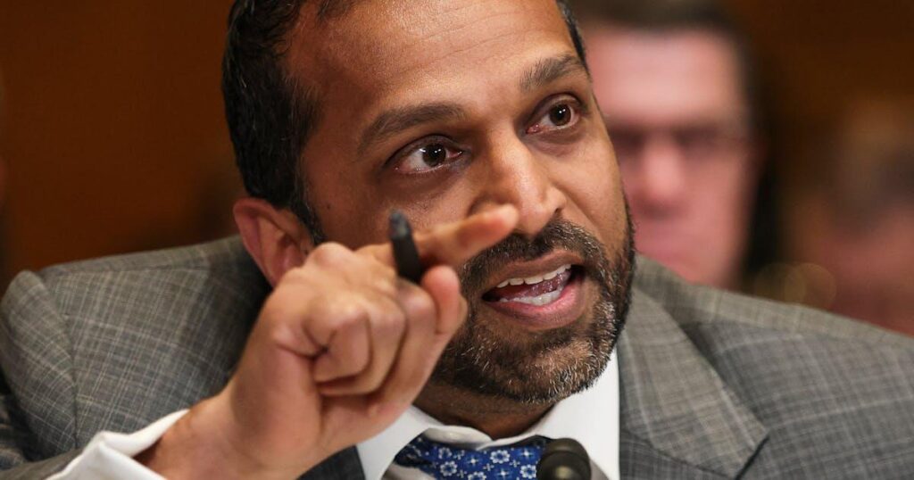 Kash Patel Flies Off the Handle When Asked About Drinking on the Job | Patel reportedly regularly has to reschedule meetings because of his drinking.