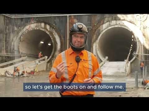 Sydney Metro: Walking 1.2km Through the Tunnel (40m Below Sea Level!)