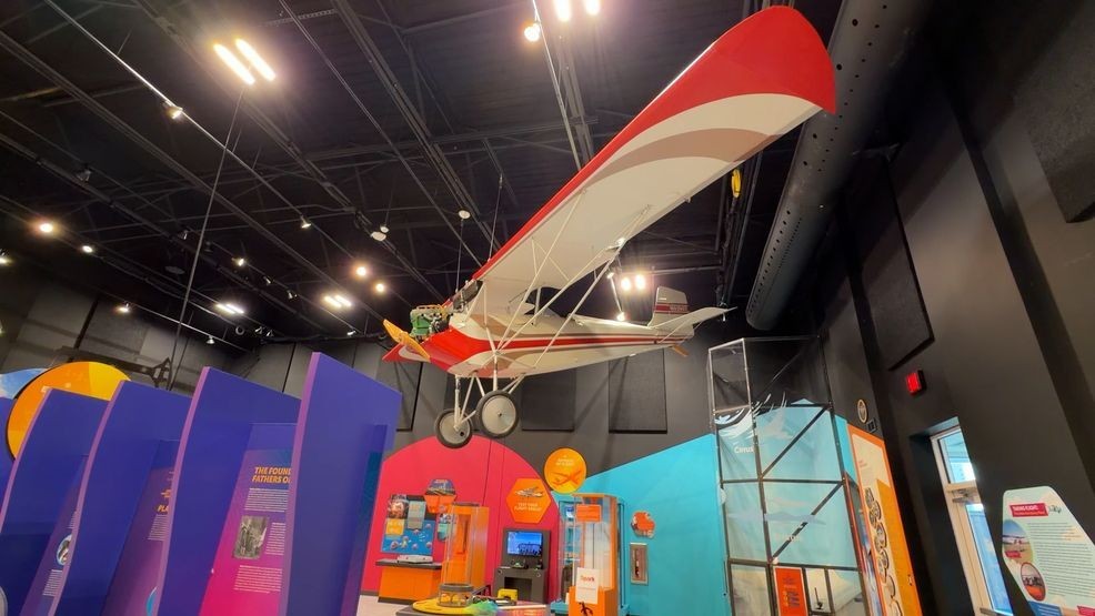 She said one of her favorite parts of the museum is the flight area. (KTXS/Brenna Gibbons)