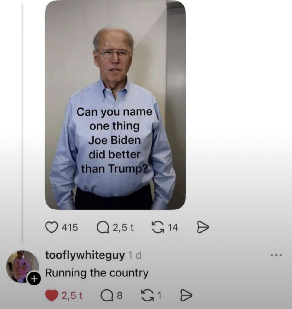 He is not wrong