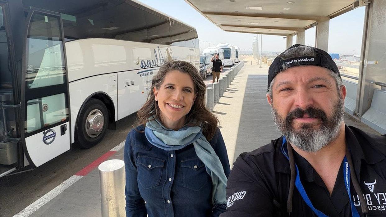 Nancy Mace, left, pictured alongside Grey Bull Founder Bryan Stern, right.