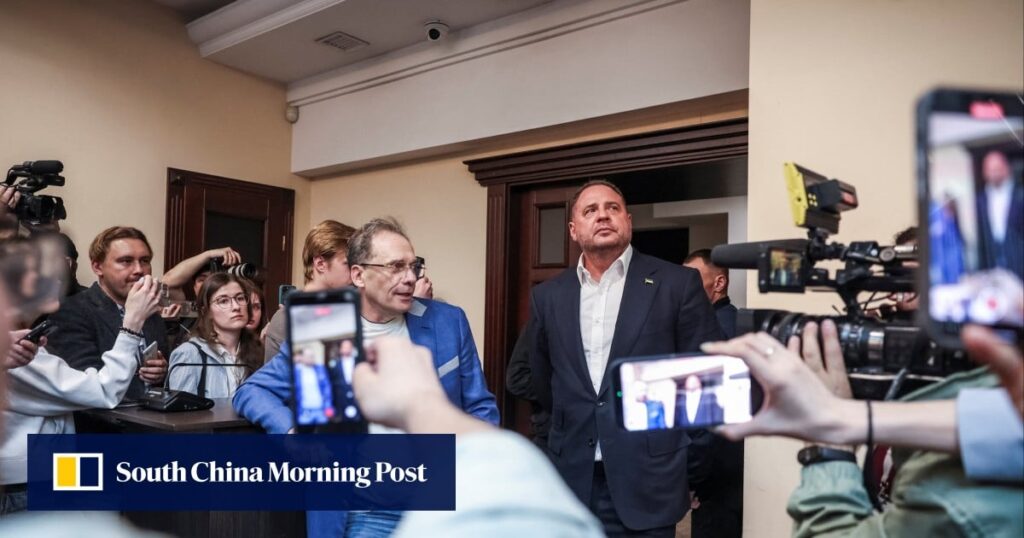 Ukraine arrests Zelensky’s ex-top aide as corruption probe widens Ukraine arrests Zelensky’s ex-top aide as corruption probe widens