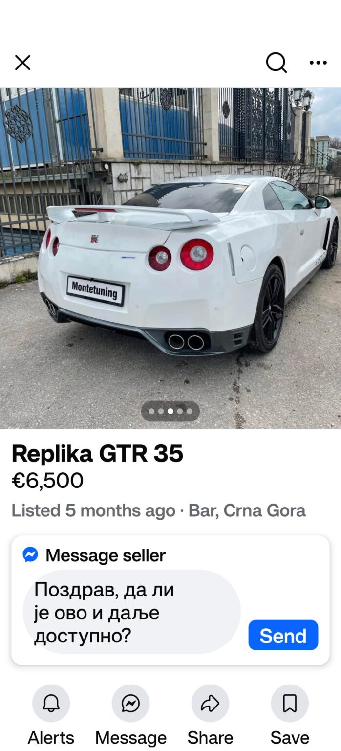Is the GTR replica worth 6,500e?