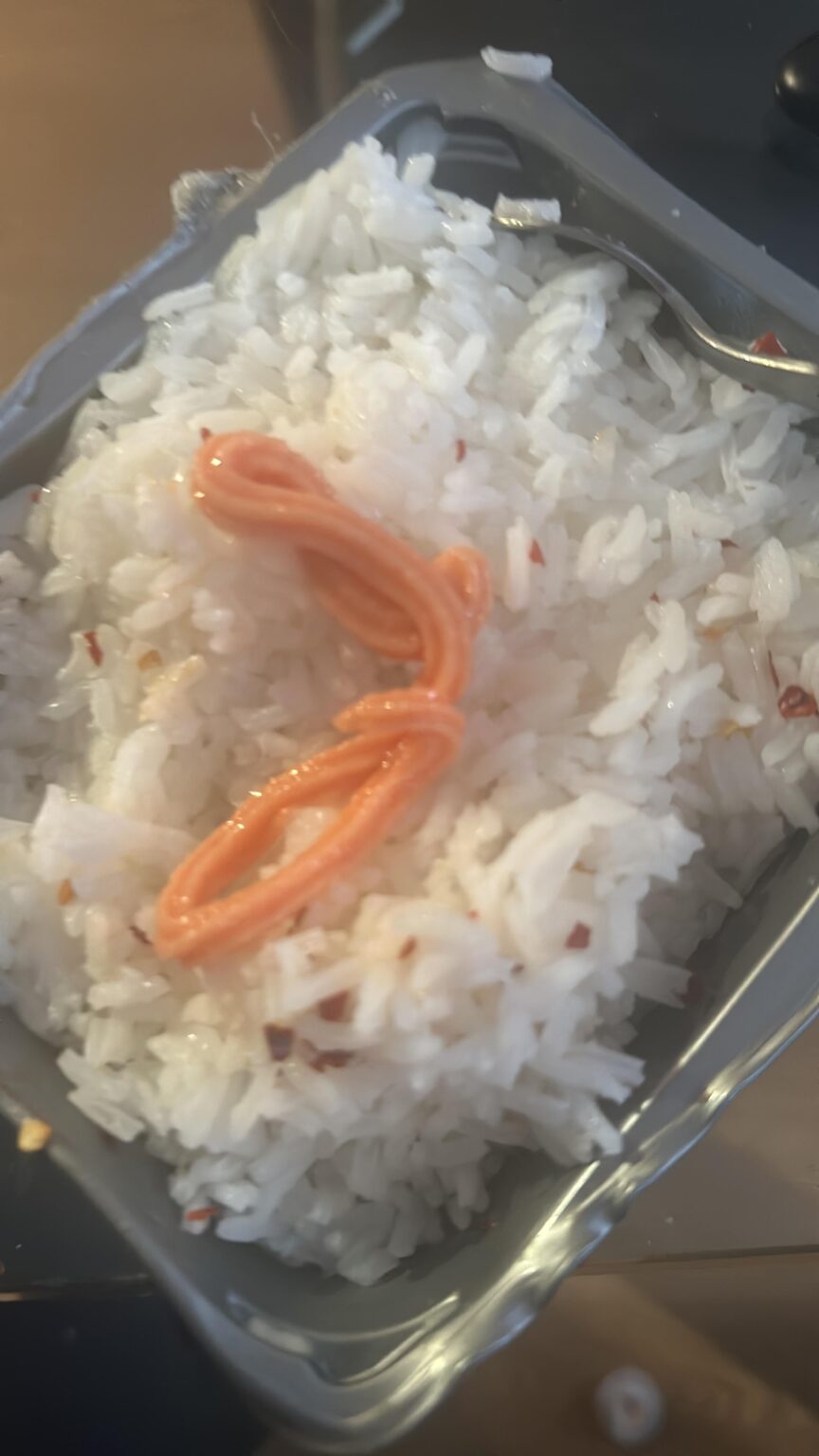 Rate my struggle meal Norewegian Kaviar and rice