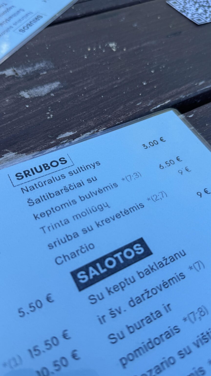 Since when we started to pay €6.5 for a bowl of Šaltibarščiai? 😭