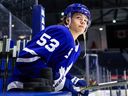 Easton Cowan of the Toronto Marlies.