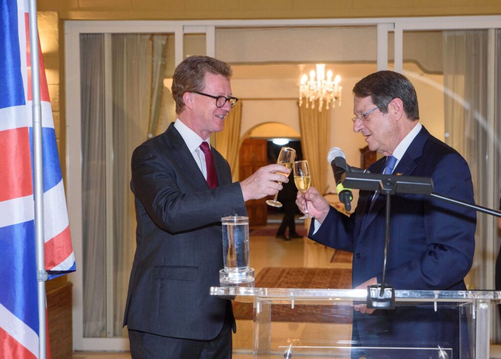 Former UK high commissioner in Cyprus named ambassador in Athens cover Former UK high commissioner in Cyprus named ambassador in Athens