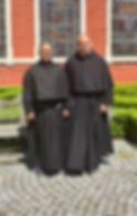 Fr. Gladson Dabre, OSA (left) Fr. Leslie Gatt, OSA (right)