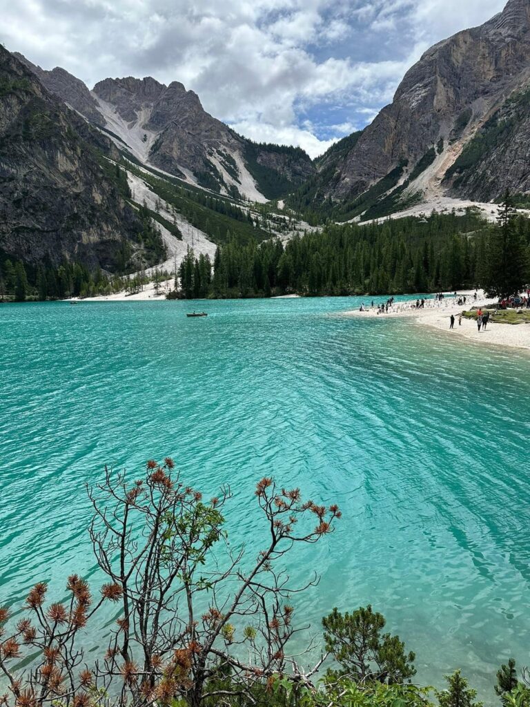 Lago di Braies in the Dolomites almost looks too beautiful to be real