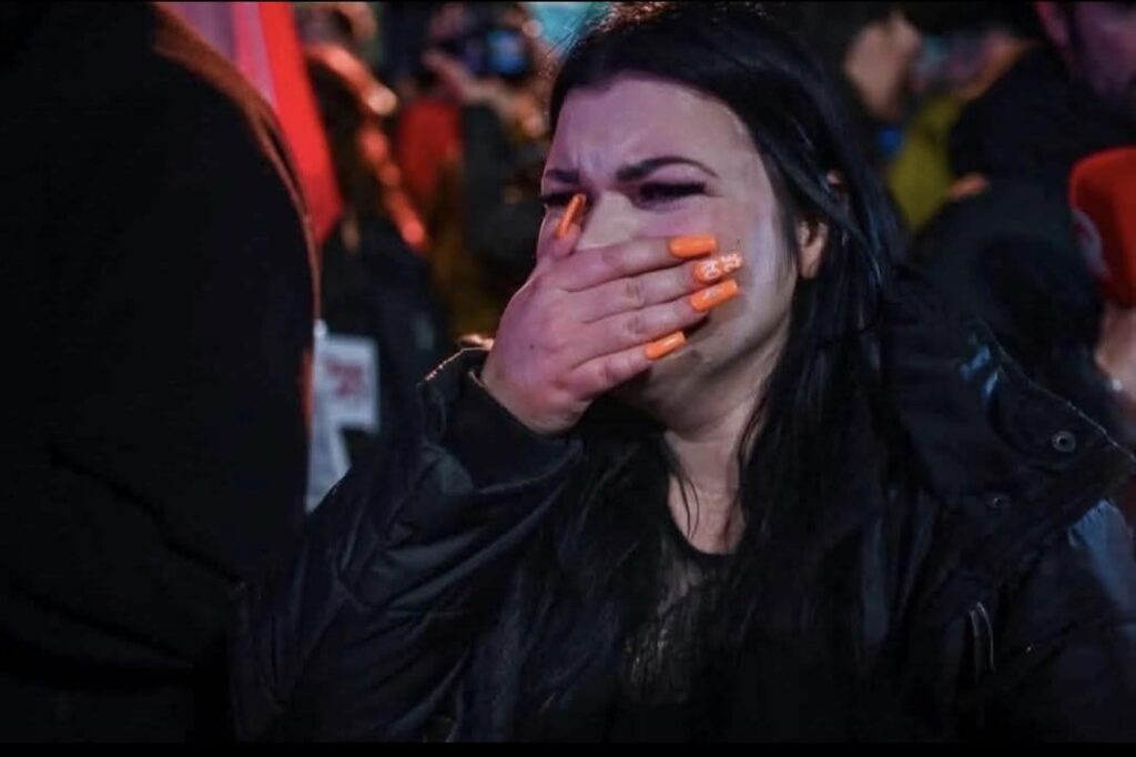 Fidesz images expecting results? Liliána Koncz painted with OV 2026 claws🍊