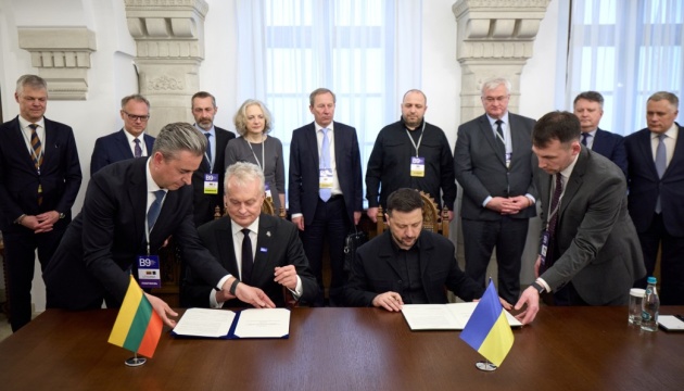 Ukraine, Lithuania sign drone deal to strengthen defense cooperation Ukraine, Lithuania sign drone deal to strengthen defense cooperation
