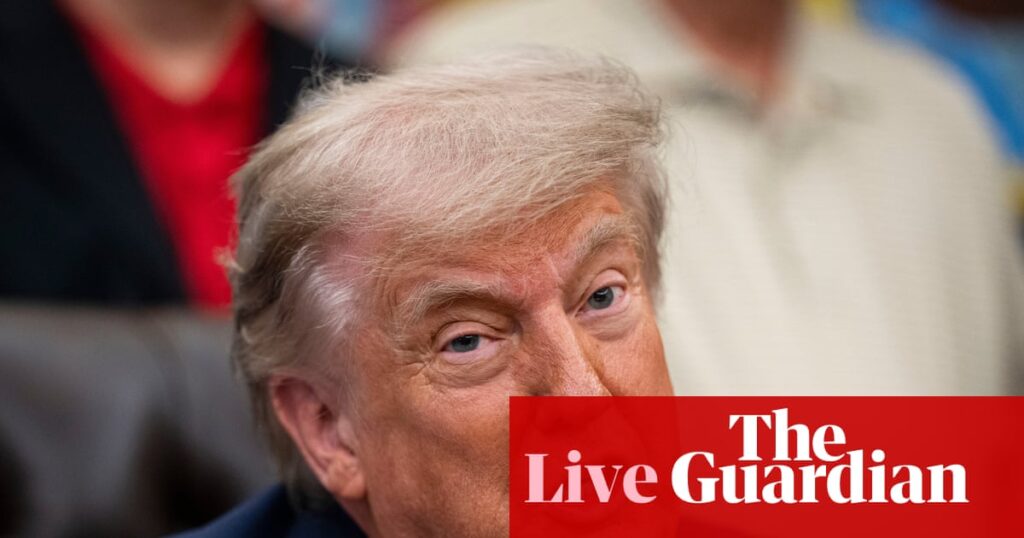 Trump postpones executive order on AI over China concerns – US politics live | Donald Trump Trump postpones executive order on AI over China concerns – US politics live | Donald Trump