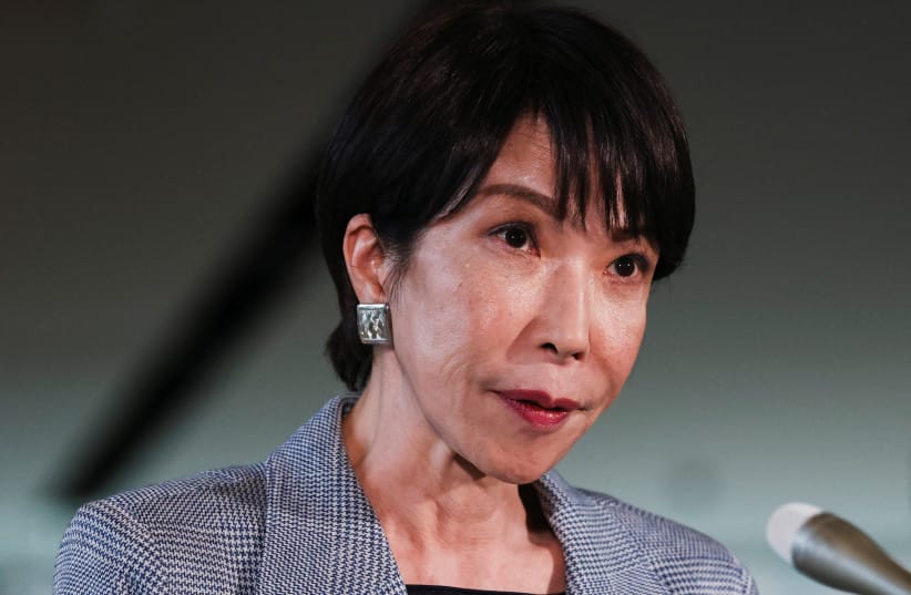 Japan's Prime Minister Sanae Takaichi speaks to the media after a telephone call with US President Donald Trump, at her official residence in Tokyo, Japan, November 25, 2025.