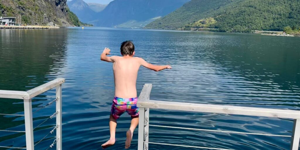 We Rented a Floating Sauna on a Family Trip to Norway