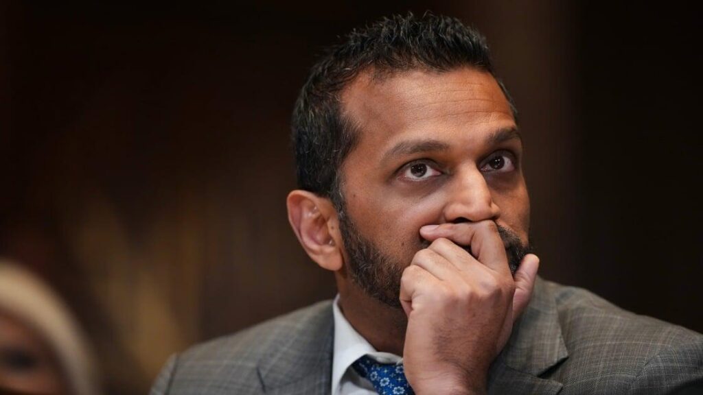 Kash Patel's Apparel Site Is Trying To Trick Visitors Into Installing Malware