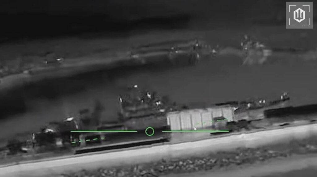 Ukrainian forces strike Russian frigate Admiral Essen in Novorossiysk once again