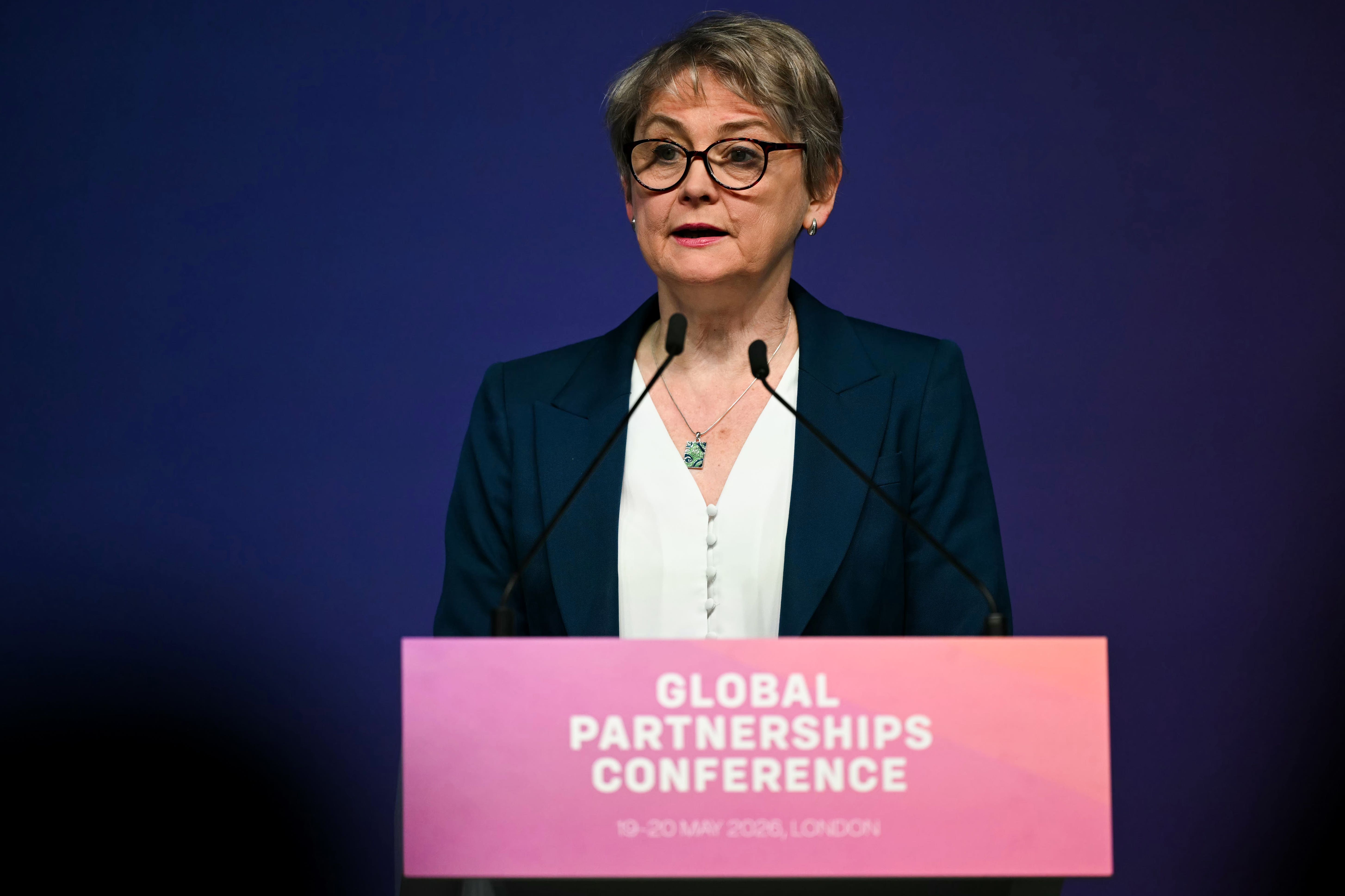 Foreign Secretary Yvette Cooper condemned the Russian drone incident