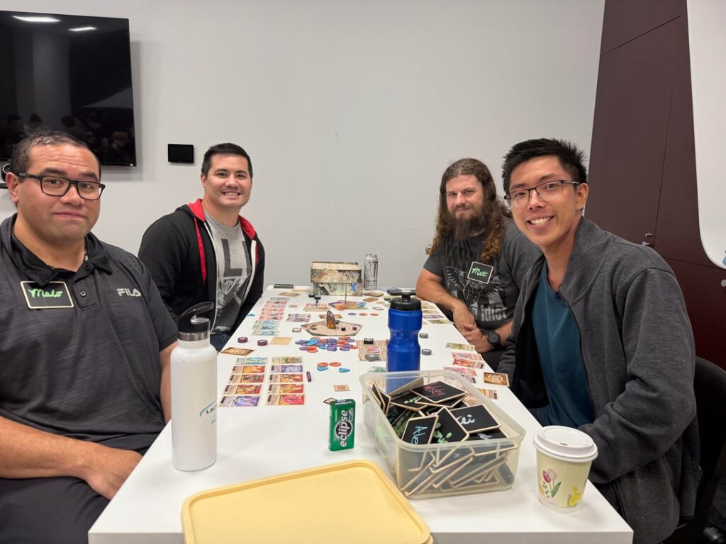 I run a community board game club every Sunday in the east of Melbourne at my local library