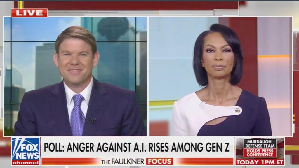 Fox Guest Scolds The Children For Not Wanting AI To Take Their Future Jobs