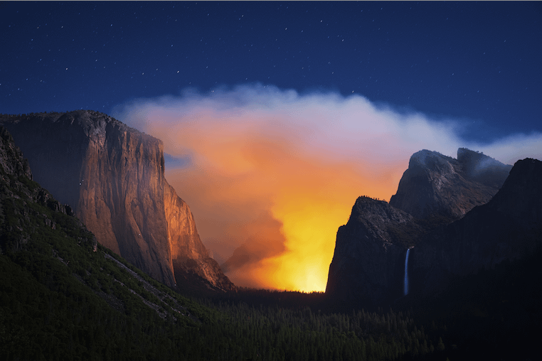 Fire in Yosemite