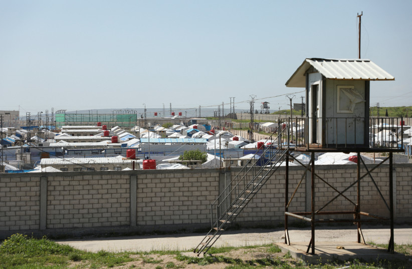 A GENERAL view of the Roj camp near Derik, Syria, April 24, 2026.
