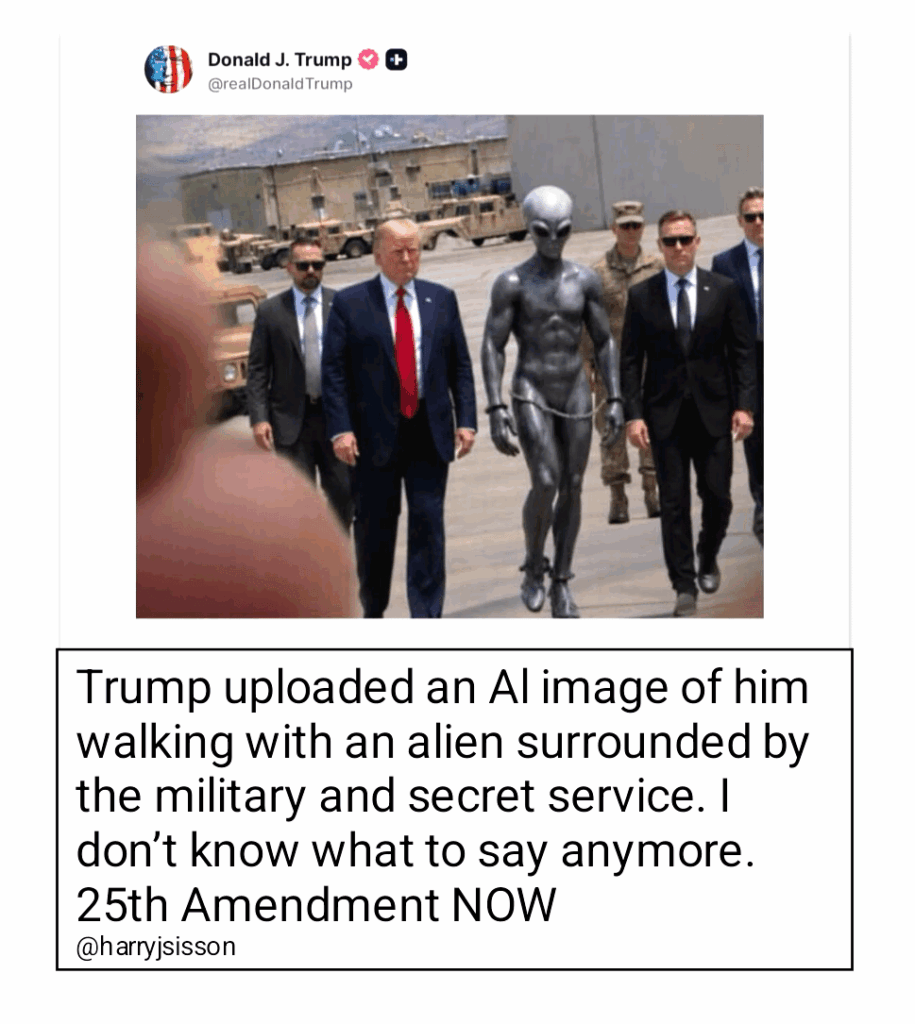 Even The Alien Looks Confused