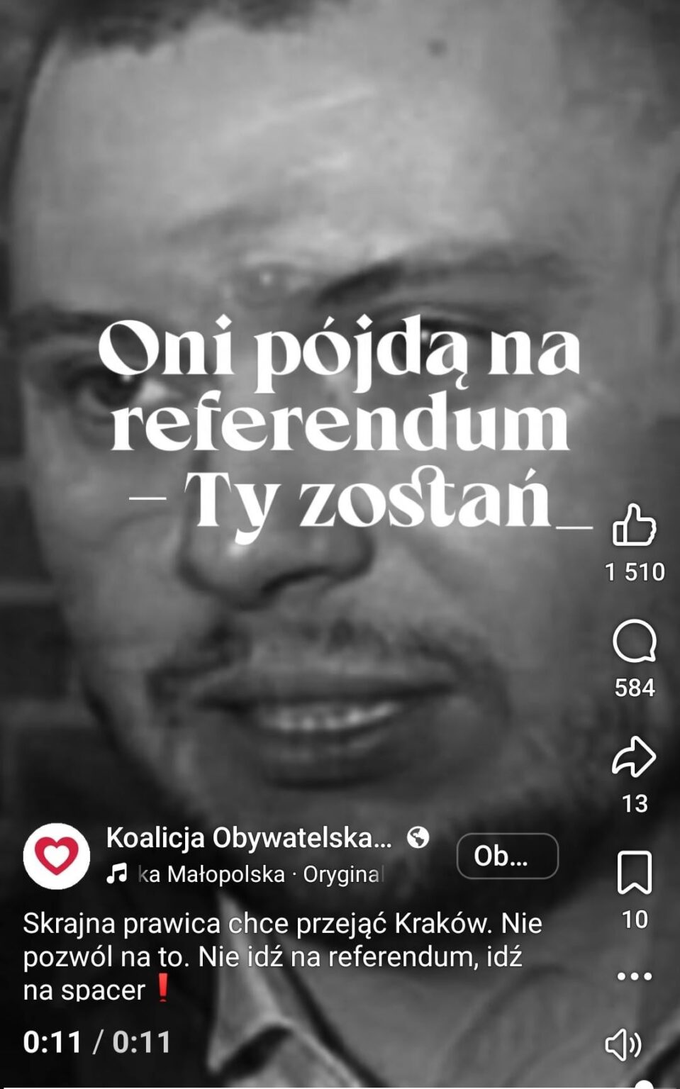 I love the liberal approach to democracy - the Krakow referendum to recall the president