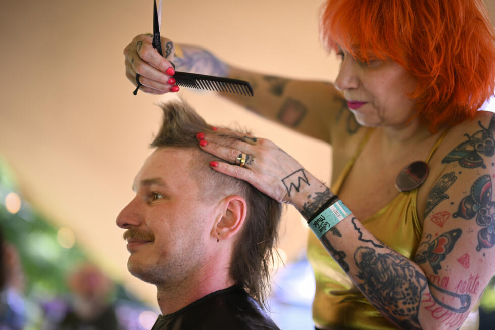 Participants came from countries including Spain, France and England for the two-day mullet festival