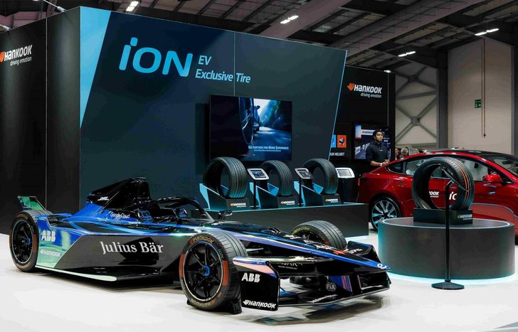 Hankook Tire & Technology's booth at Everything Electric UK 2026 / Courtesy of Hankook Tire & Technology