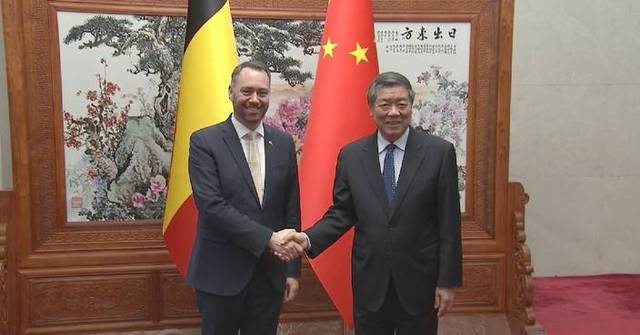 Chinese vice premier meets Belgium's deputy PM on deepening cooperation