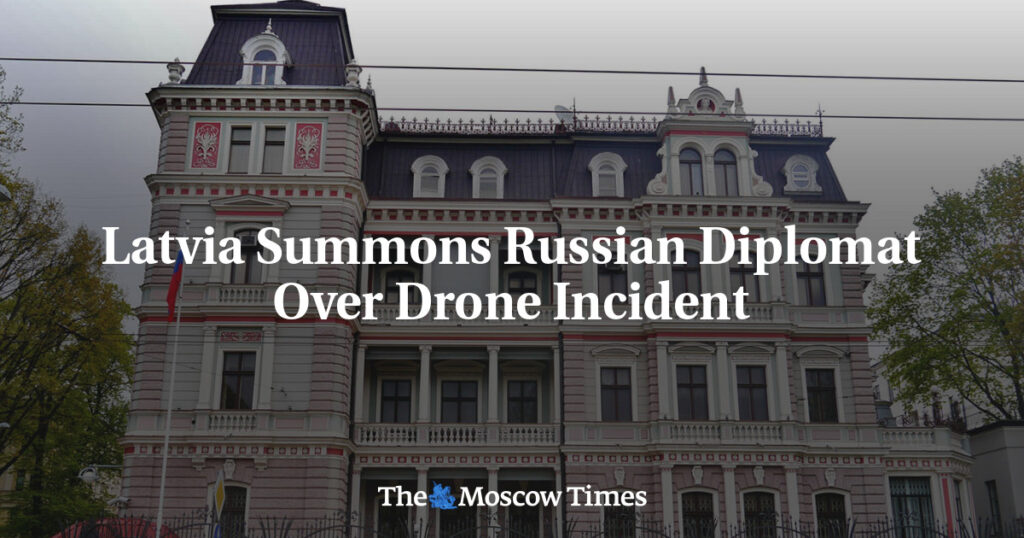 Latvia Summons Russian Diplomat Over Drone Incident Latvia Summons Russian Diplomat Over Drone Incident